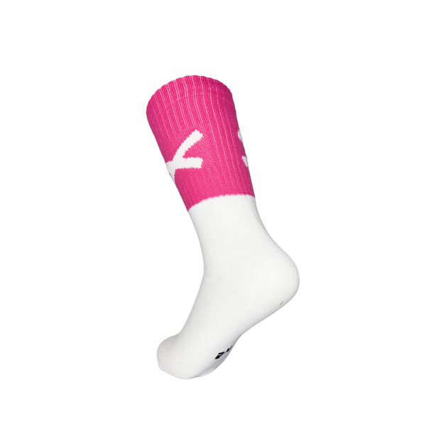 Action X Gaelic Games Sock (Pink & White)