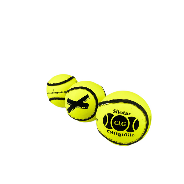 X Logo Training Sliotar Yellow (12 Pack)