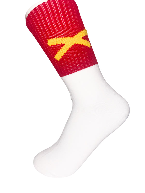 Action X Gaelic Games socks (Red & Yellow)