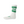 GAA Hoop Socks- Half Sock (Green & White)