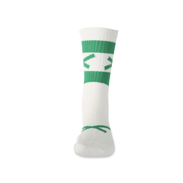 GAA Hoop Socks- Half Sock (Green & White)