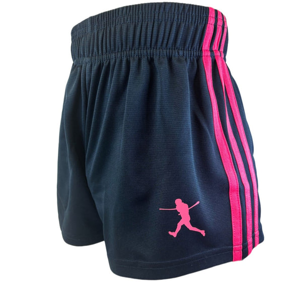 Action Shorts (Navy & Pink)