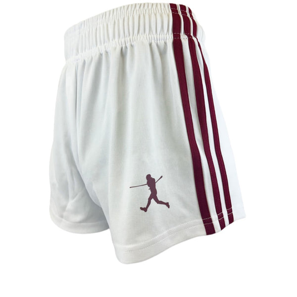 Action Shorts (Maroon & White)