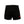 GAA Shorts Black with Red Stripes Gaelic Games Sportswear